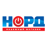 логотип магазин бытовой техники и электроники Норд